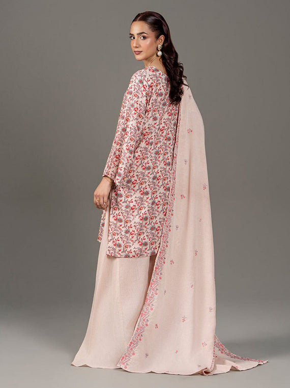 3PC Printed Linen Karandi Collection 2025 by Sitara Textile (D-635)