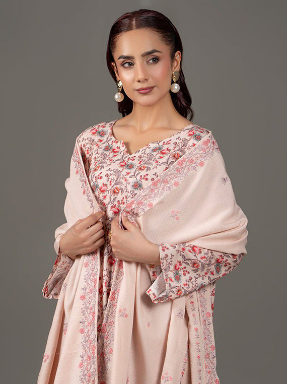 3PC Printed Linen Karandi Collection 2025 by Sitara Textile (D-635)