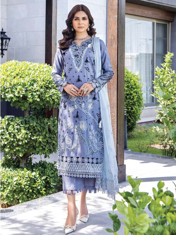 Panache Embroidery Lawn Collection 2023 By Puri Fabrics (D-03)