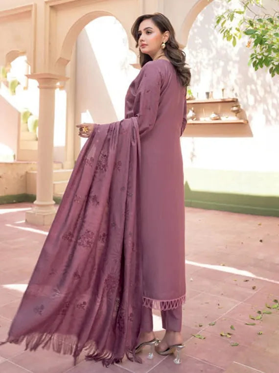 Aaina Embroidered Fancy Wool Touch Collection 2025 by Chawla Fabrics (D-02)