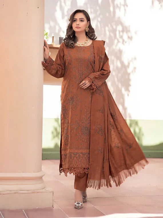 Aaina Embroidered Fancy Wool Touch Collection 2025 by Chawla Fabrics (D-04)