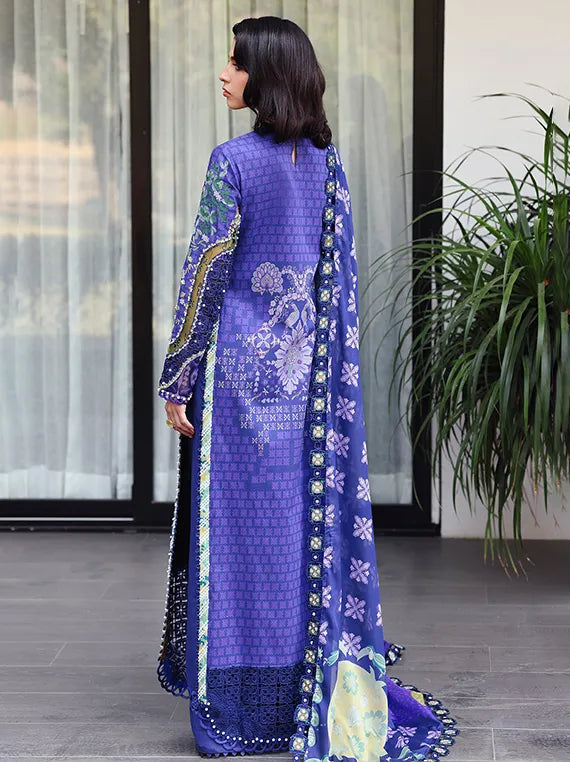 Afrozeh Embroidered Lawn Collection 2025 (06-Lumora)
