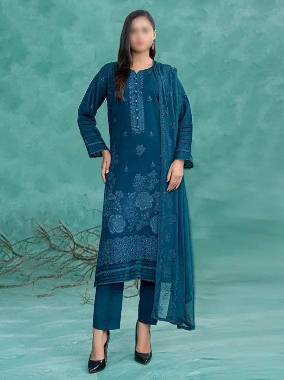 Afsanay by Fantak Karandi Lawn Collection 2025 (D-01)