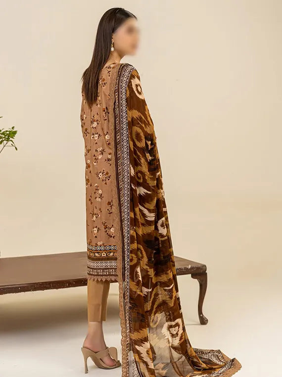 Aleena by Fantak Embroidered Printed Viscose Collection 2025 (D-07)