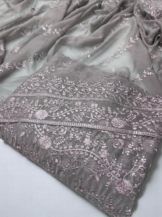 All Over Embroidered Chiffon Luxe Edit25 Vol-IQ124 (IQ124-06)