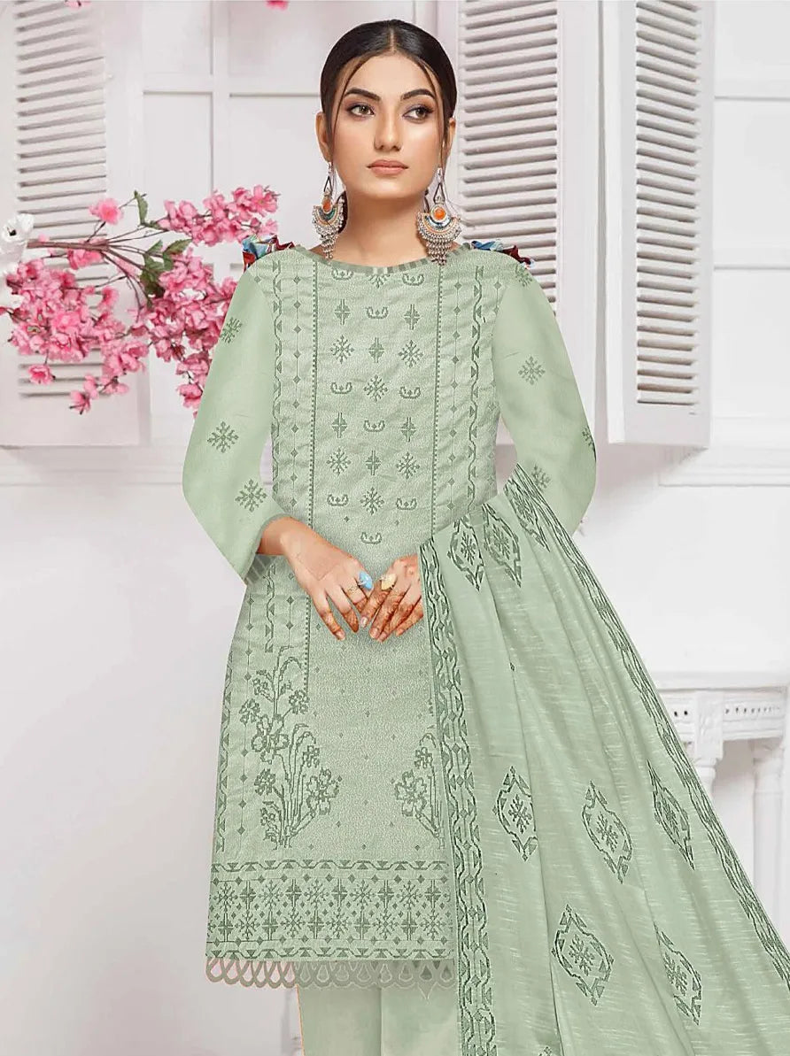 Anmol Embroidery Slub Lawn Collection 2024 By Chawla Fabric (NA-06)