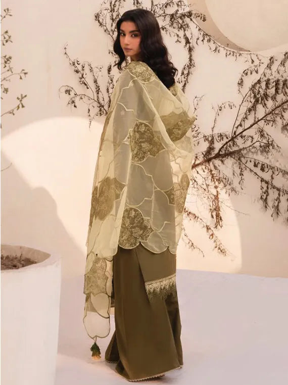 Arzu Luxury Embroidered Lawn Collection 2024 By Hum Dum (D-04)