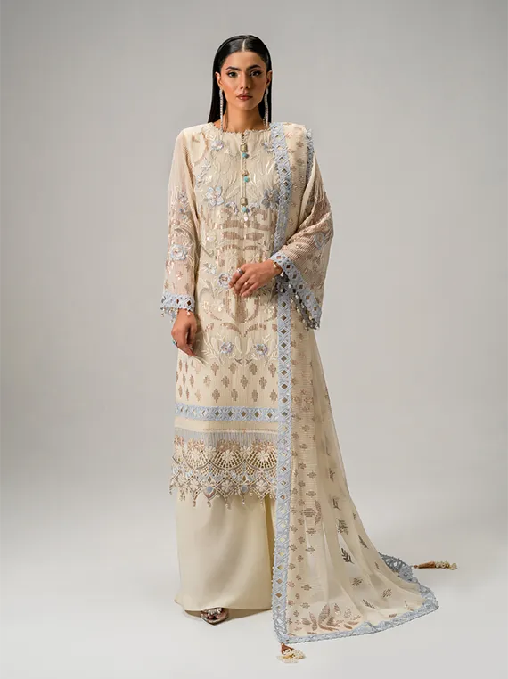 Aura by Zebtan Luxury Chiffon Collection 2025 (AR-01)