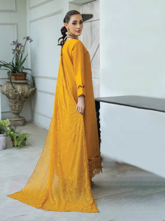 Aviva Embroidered Lawn Collection 2025 By HumDum (D-08)