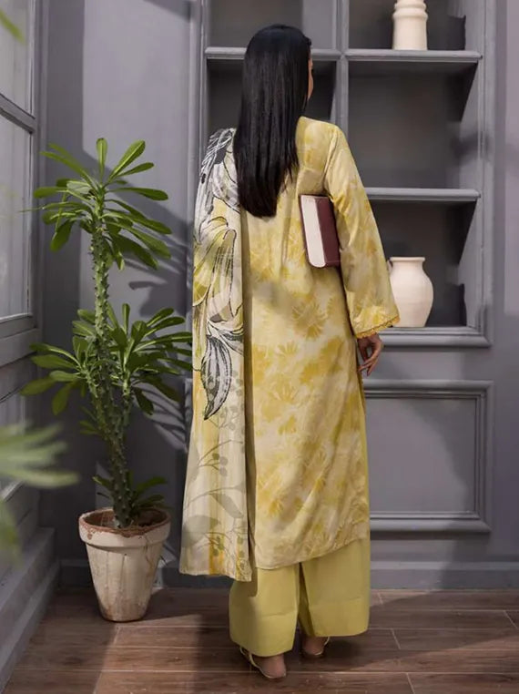 BATIK by Fantak Embroidered Bamboo Slub Collection 2025 (D-05)