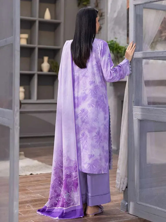 BATIK by Fantak Embroidered Bamboo Slub Collection 2025 (D-06)