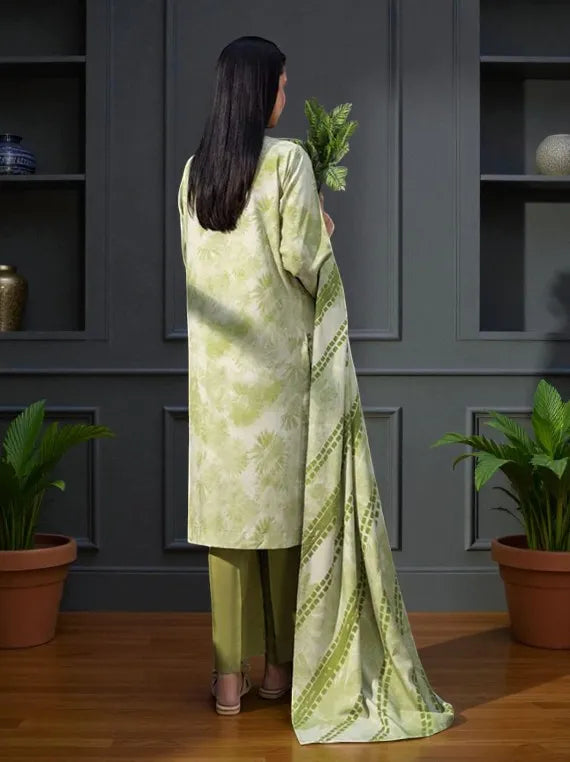 BATIK by Fantak Embroidered Bamboo Slub Collection 2025 (D-10)
