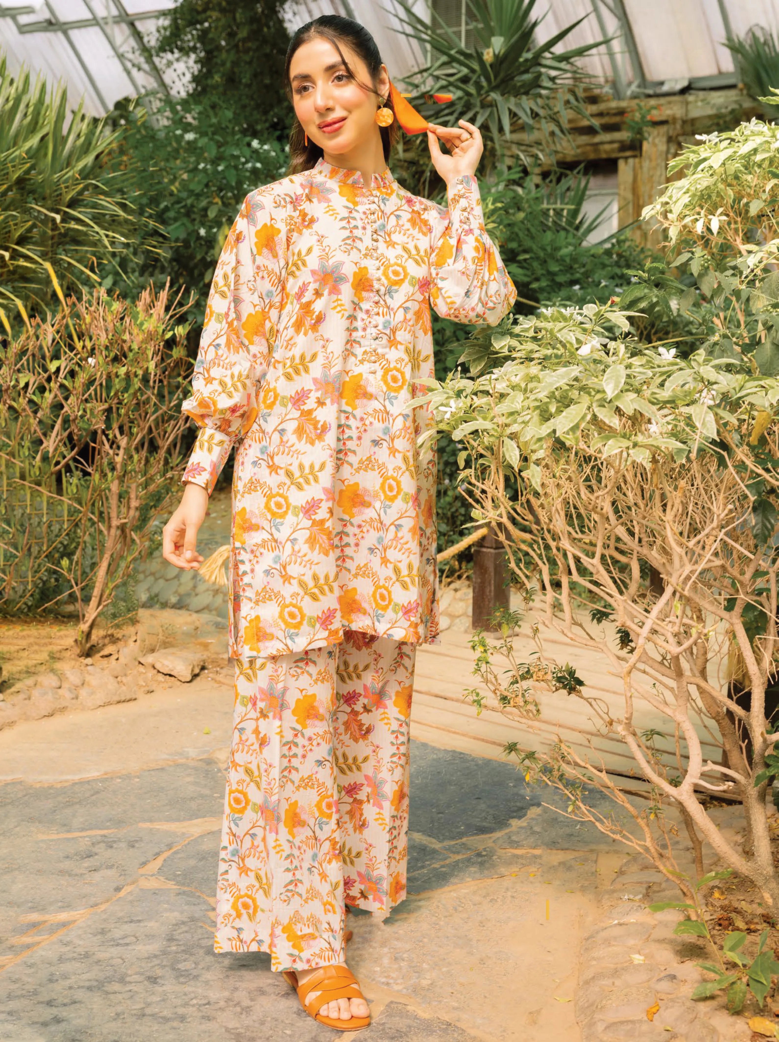 Bag e Gul Printed Lawn Shirts Collection 2024 By GulAhmed (SL-42075)