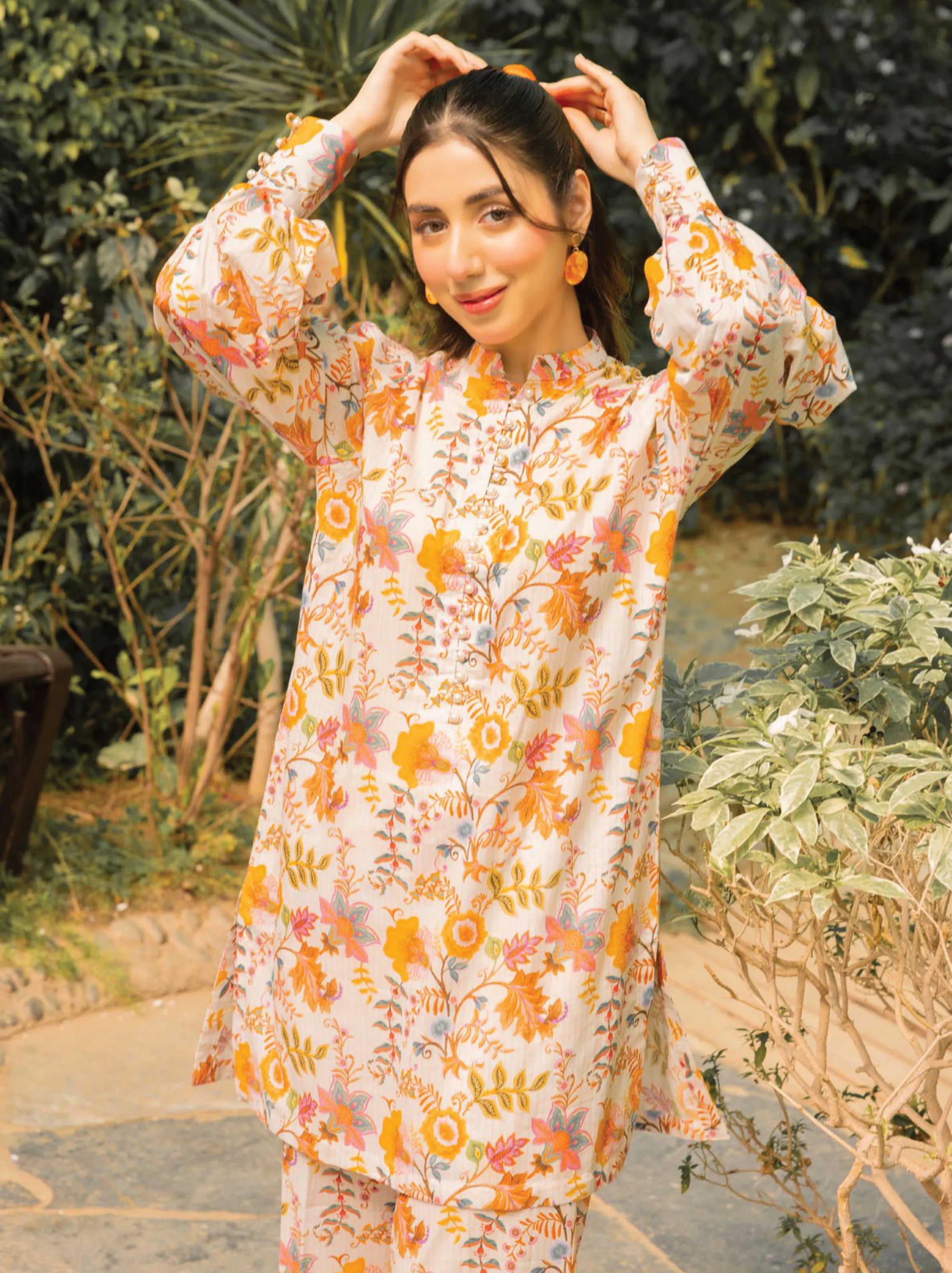 Bag e Gul Printed Lawn Shirts Collection 2024 By GulAhmed (SL-42075)