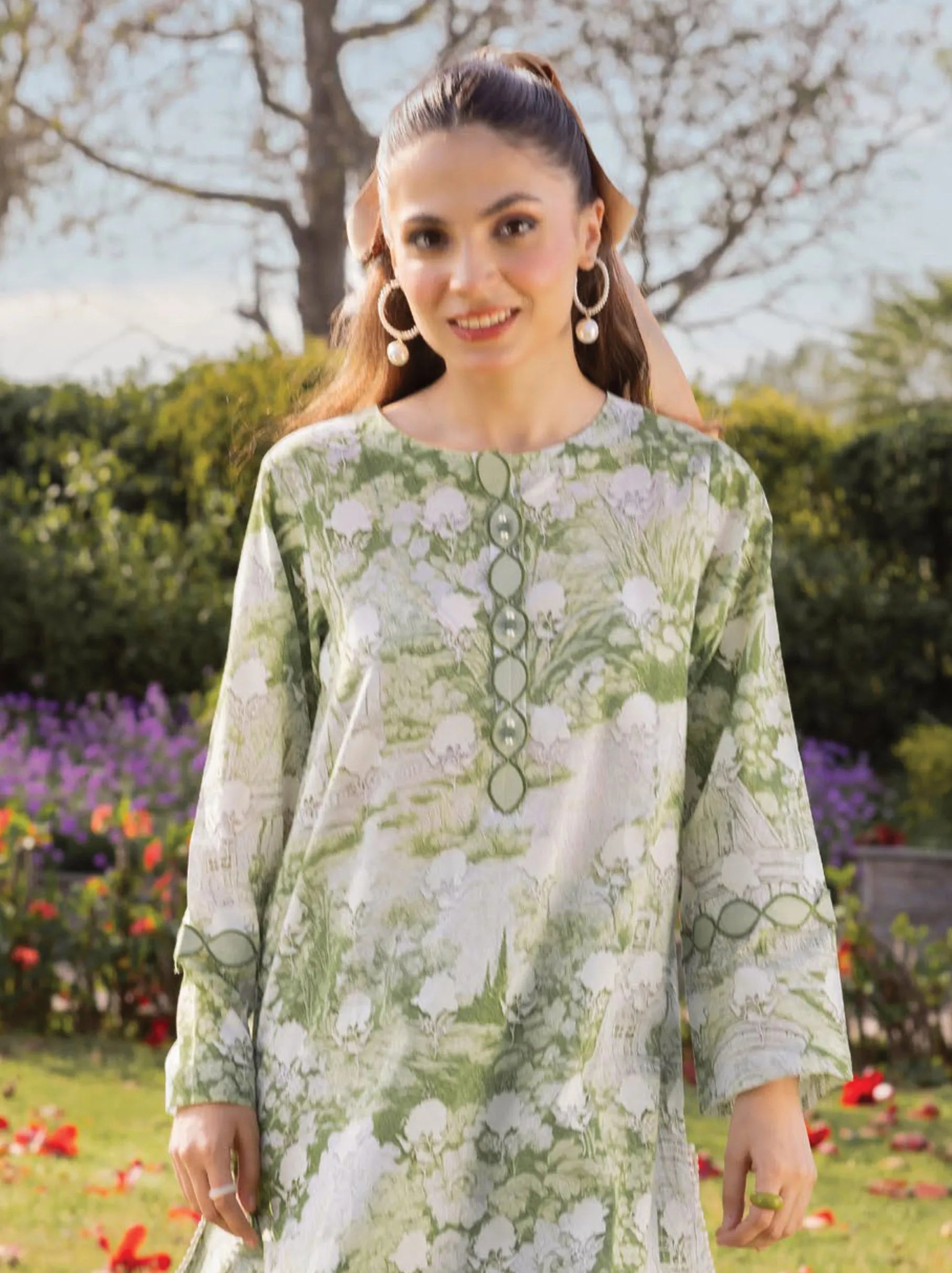 Bag e Gul Printed Lawn Shirts Collection 2024 By GulAhmed (SL-42087)