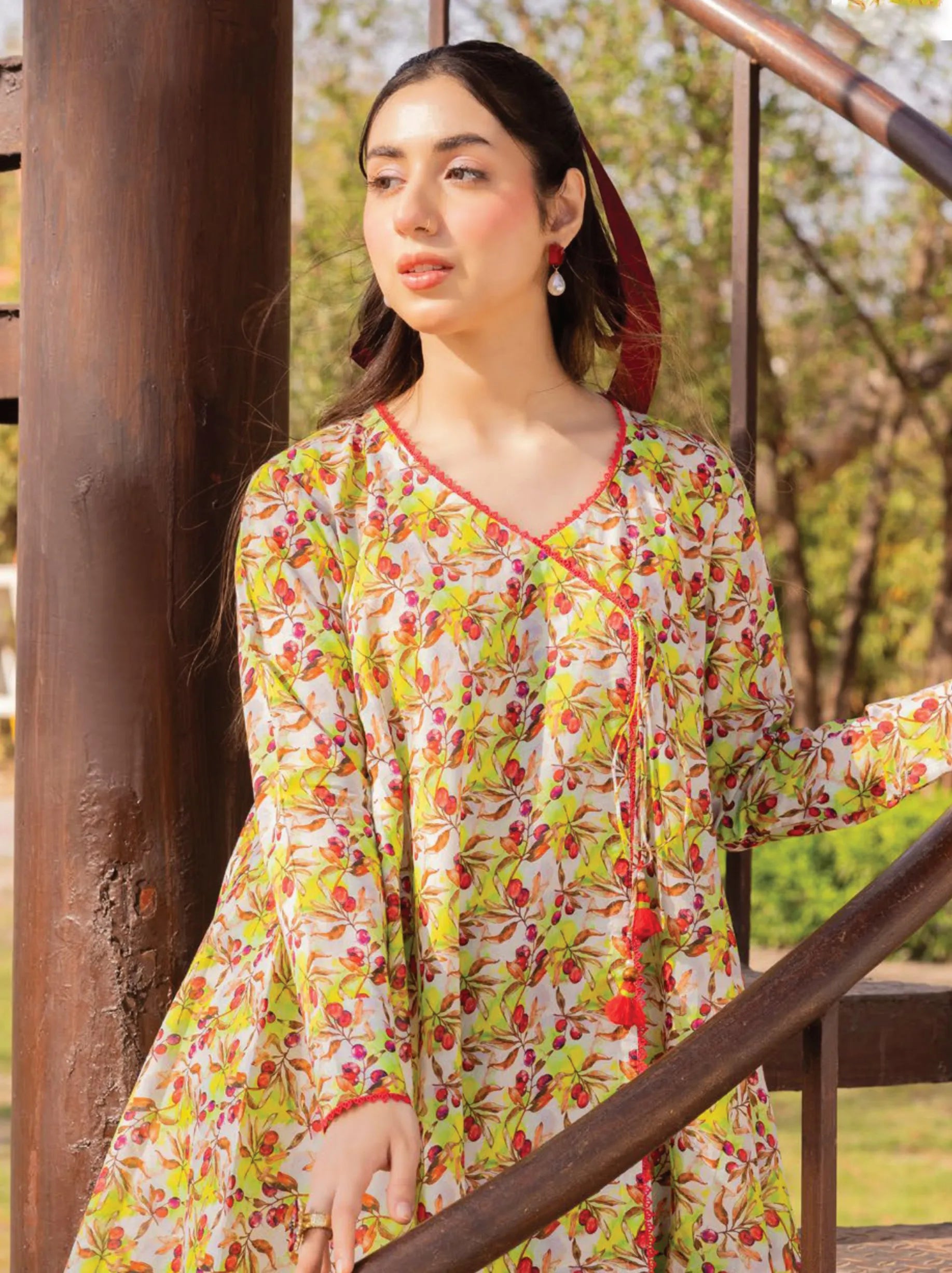 Bag e Gul Printed Lawn Shirts Collection 2024 By GulAhmed (SL-42090)