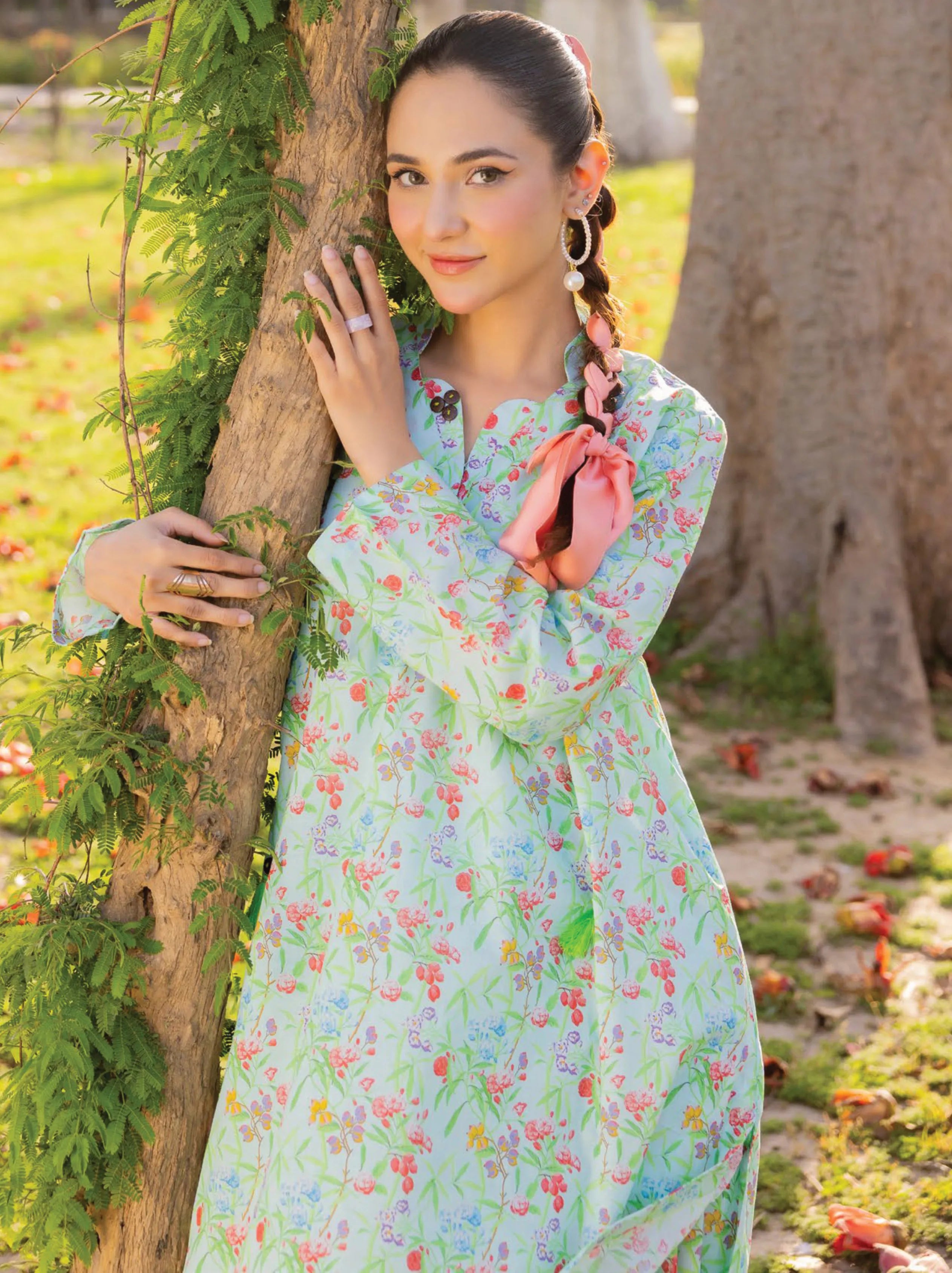 Bag e Gul Printed Lawn Shirts Collection 2024 By GulAhmed (SL42085)