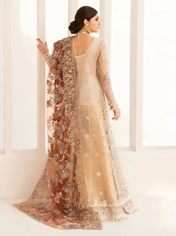 Baroque Chantelle Embroidered Chiffon Collection 2025 (BQU-CH11-D03)