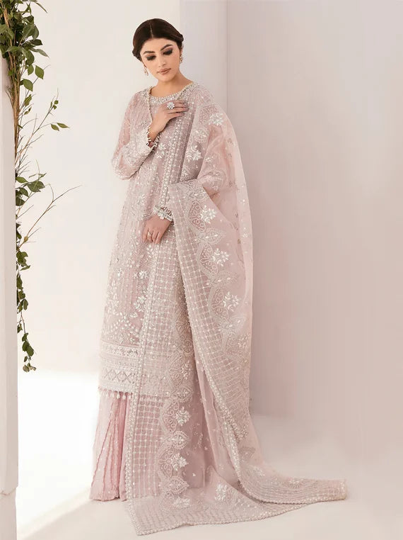 Baroque Chantelle Embroidered Chiffon Collection 2025 (BQU-CH11-D05)