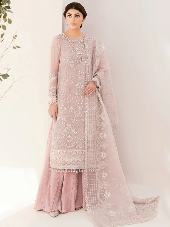 Baroque Chantelle Embroidered Chiffon Collection 2025 (BQU-CH11-D05)