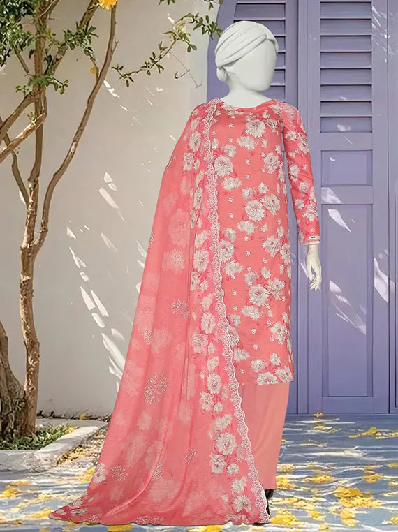 Bindi by ABC Embroidered Printed Lawn Collection 2025 (25DA103-01)