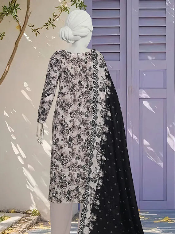 Bindi by ABC Embroidered Printed Lawn Collection 2025 (25DA103-08)