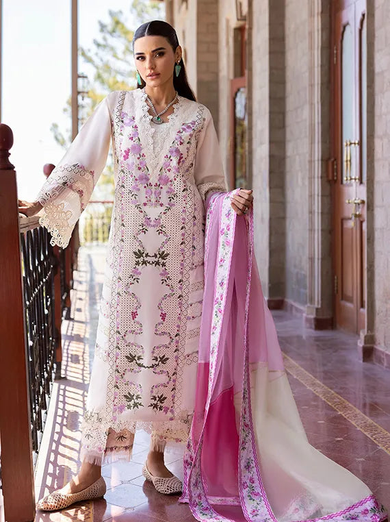 Bloom Saira Shakira Luxe Embroidered Lawn Collection 2025 (ZERENE 1-A)
