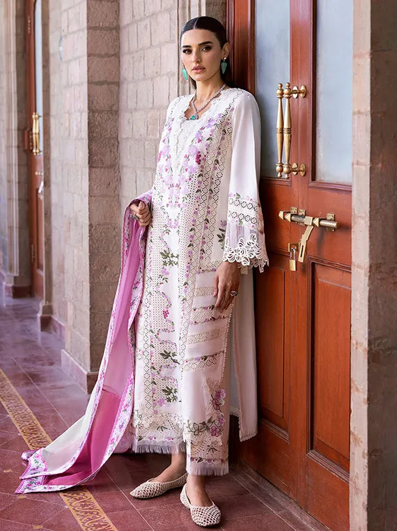 Bloom Saira Shakira Luxe Embroidered Lawn Collection 2025 (ZERENE 1-A)