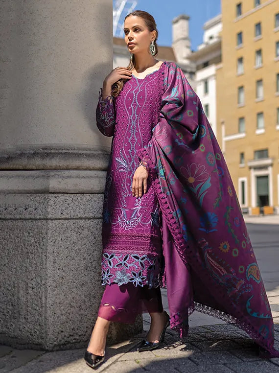 Carnation Winter Shawl Collection 2024 By Rang Rasiya (D-08-Freya)