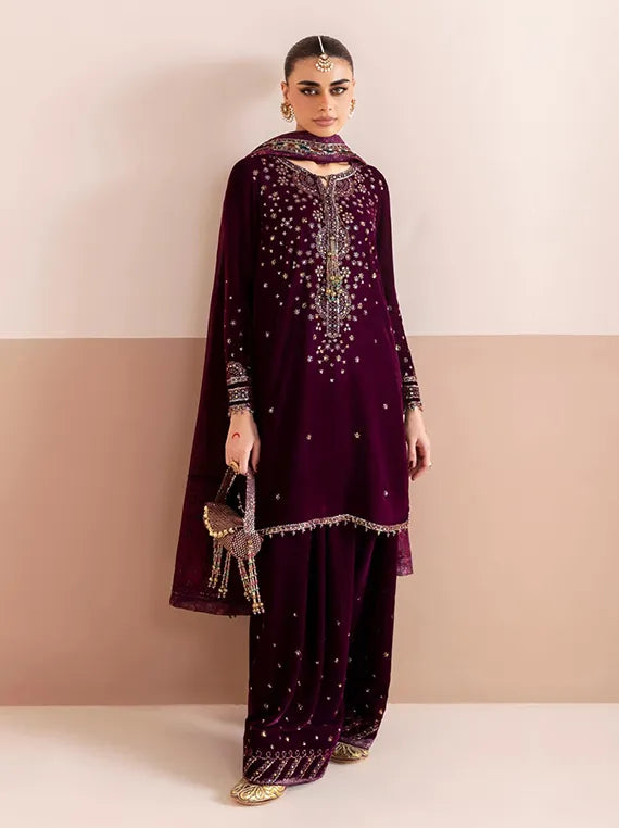 Chandani by Jazmin Luxury Velvet Collection 2025 (CVF D-05)