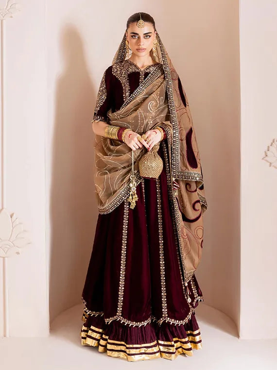 Chandani by Jazmin Luxury Velvet Collection 2025 (CVF D-13)