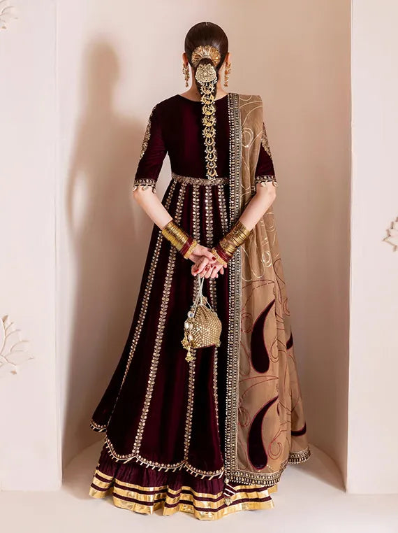 Chandani by Jazmin Luxury Velvet Collection 2025 (CVF D-13)