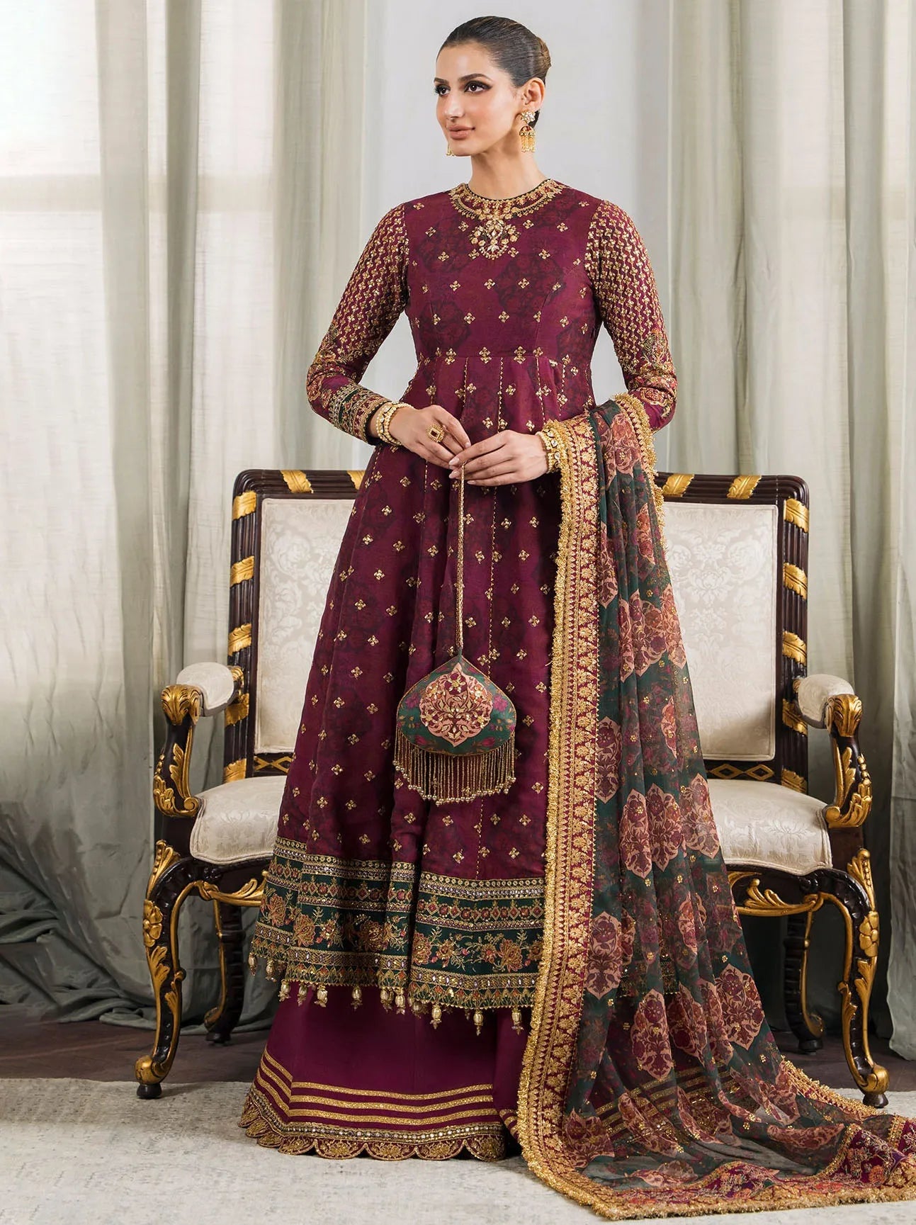 Chantelle By Baroque Chiffon Collection 2024 (BQU-CH12-D03)