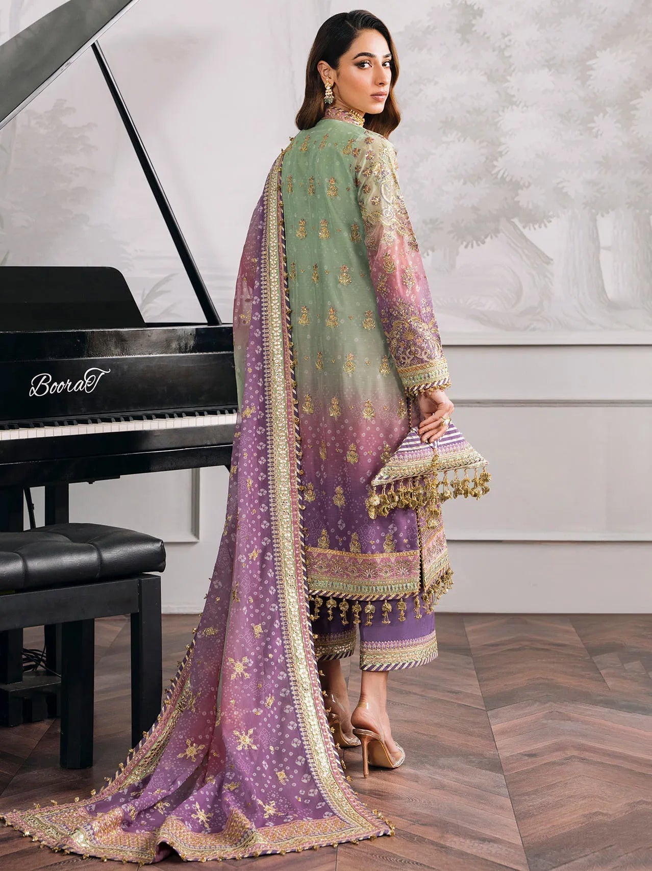 Chantelle By Baroque Chiffon Collection 2024 (BQU-CH12-D08)