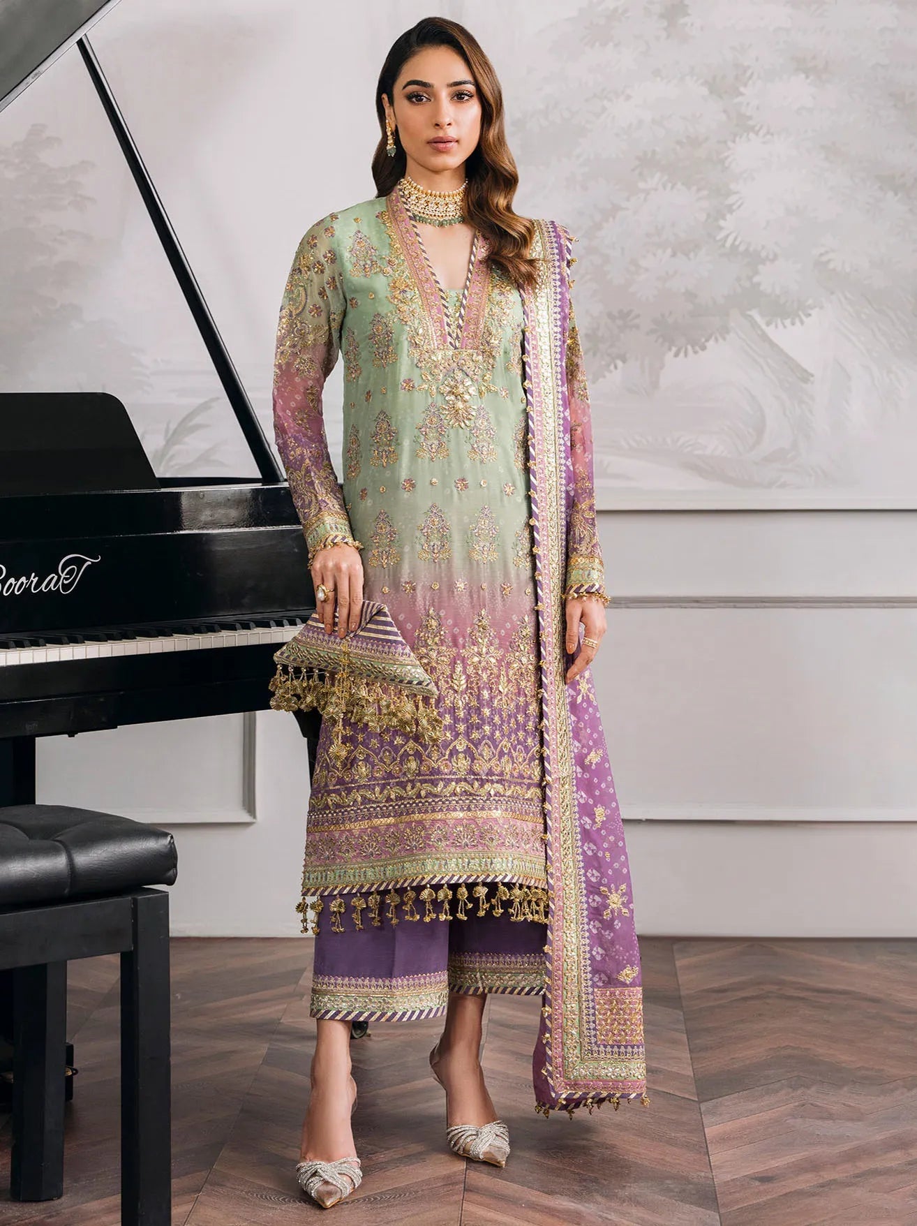 Chantelle By Baroque Chiffon Collection 2024 (BQU-CH12-D08)