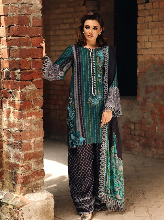 Charizma Combination Embroidered Linen Collection 2025 (CCW6-12)