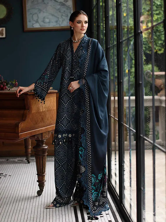 Charizma Combination Embroidered Linen Collection 2025 (CCW6-20)