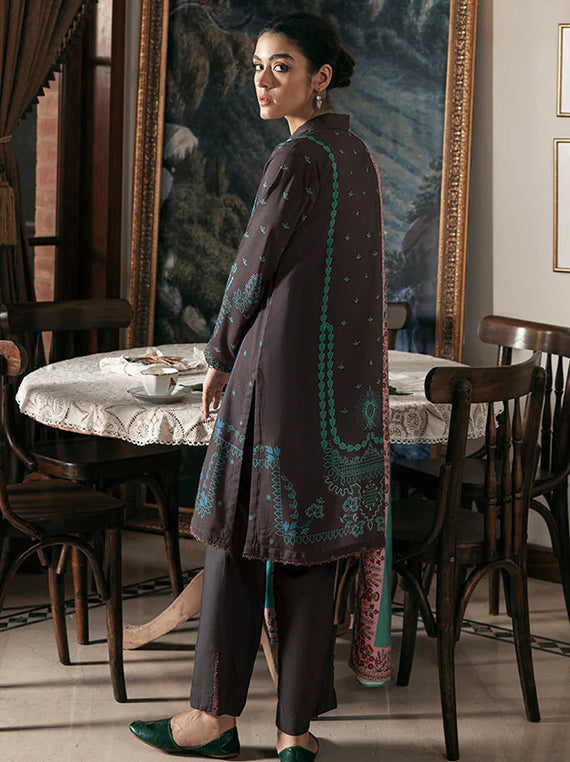 Cross Stitch Winter Edit Linen Collection (D-07-COAL-DUST)