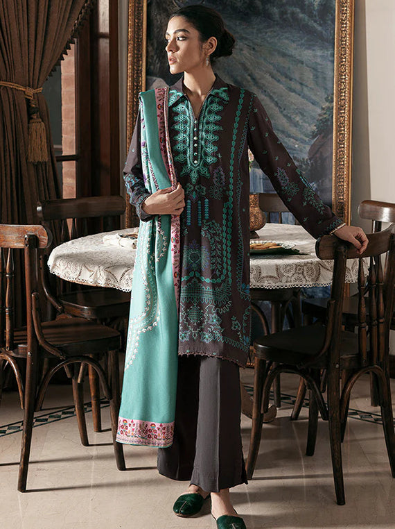 Cross Stitch Winter Edit Linen Collection (D-07-COAL-DUST)