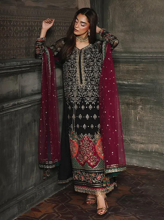 Dastan-e-Jashan by Charizma Chiffon Collection 2025 Vol-02 (DJW5-08)