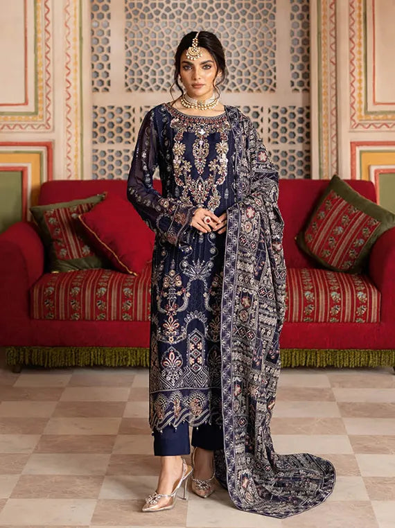 Dastan by Ramsha Luxe Chiffon Collection 2025 Vol-03 (T-306)
