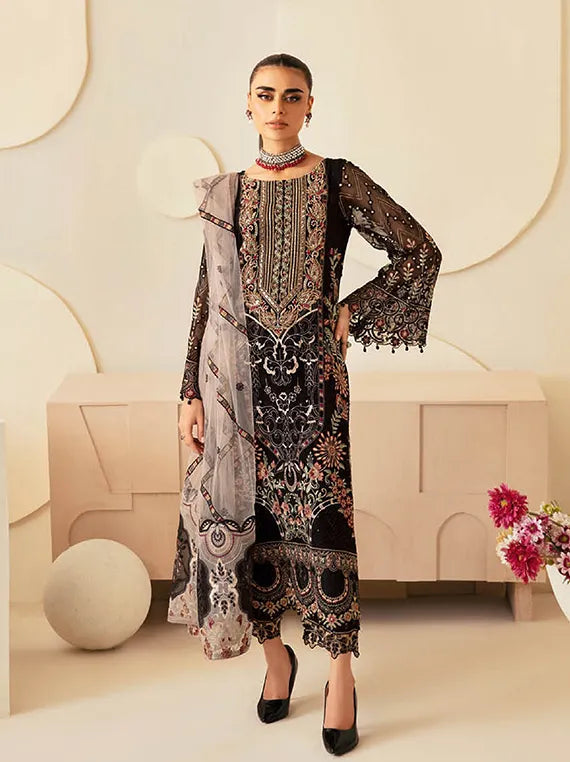 Dastoor By Ramsha Chiffon Collection 2024 Vol-01 (P-105)