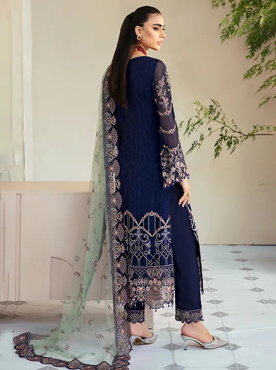 Dastoor By Ramsha Chiffon Collection 2024 Vol-01 (P-110)