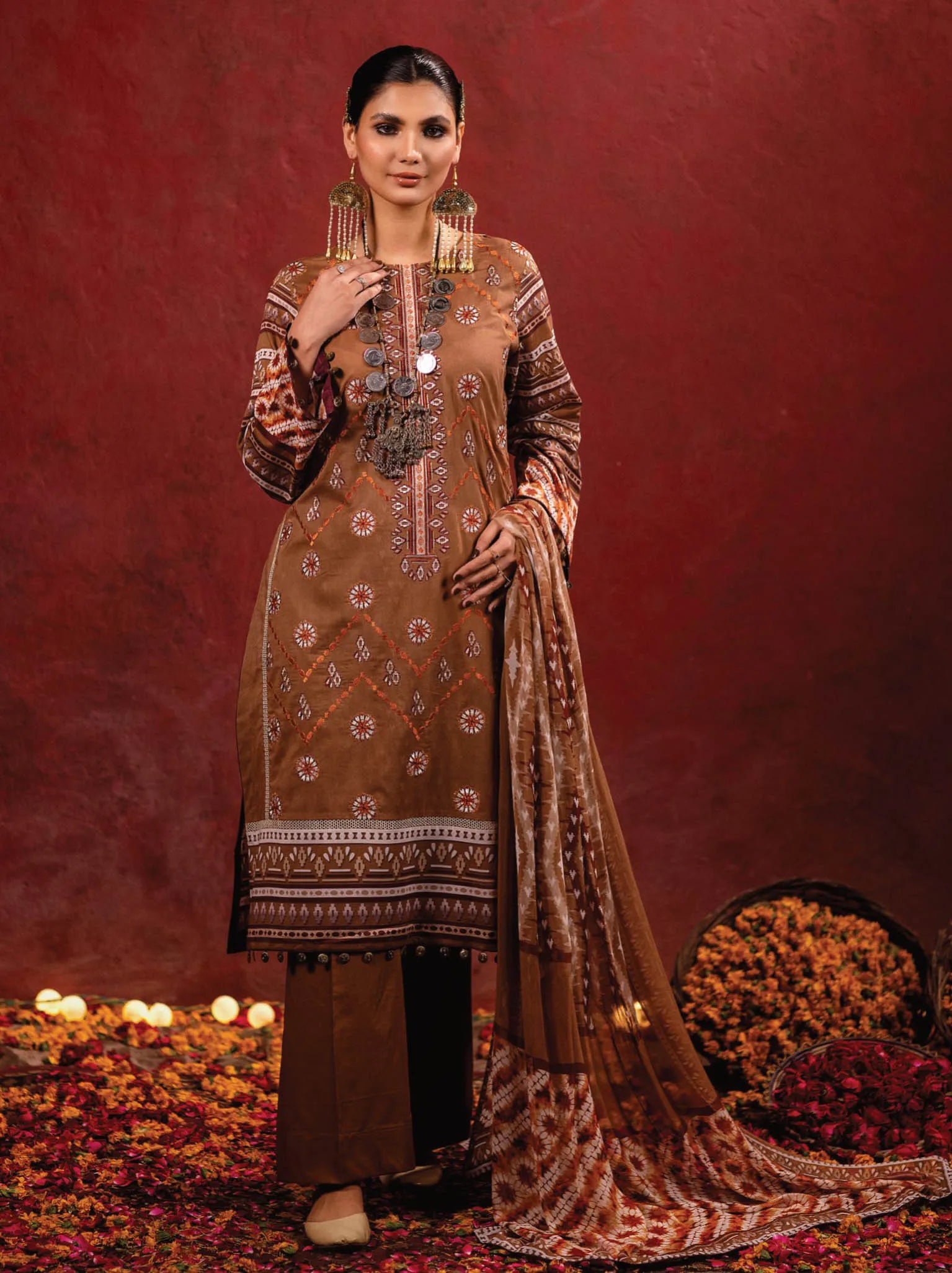 Eleganza Phool Nagar Embroidery Lawn Collection 2024 (EG-148)