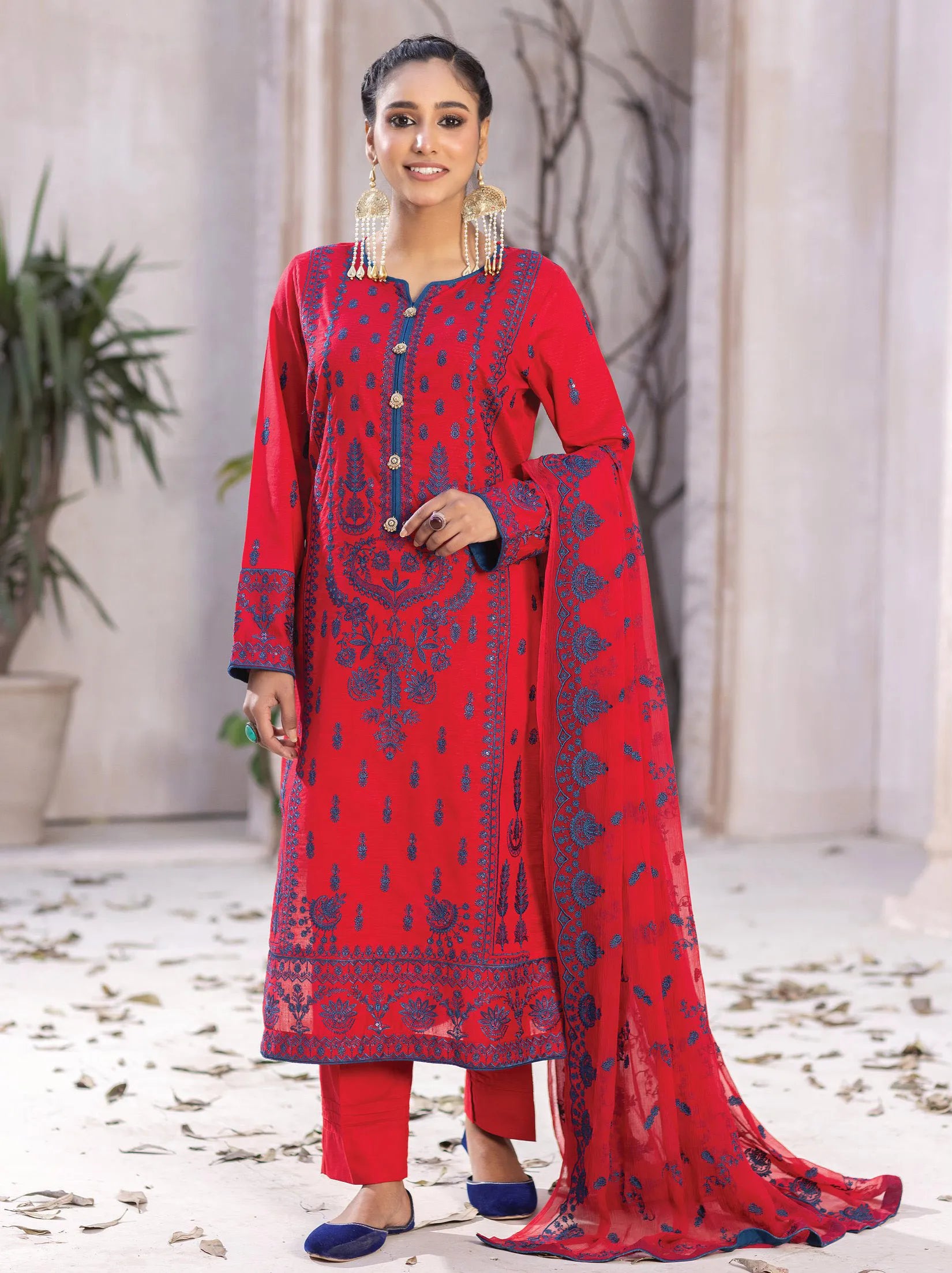 Eleganza Rang Bahar Neps Lawn Collection 2024 (EG-105)