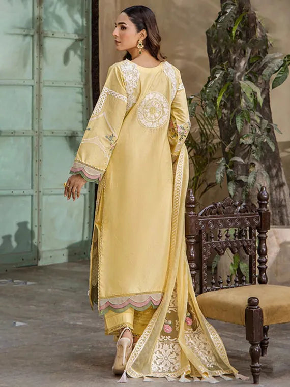 Eshaisha Luxury Embroidered Lawn Collection 2025 Vol-01 (EA-LL-5531)