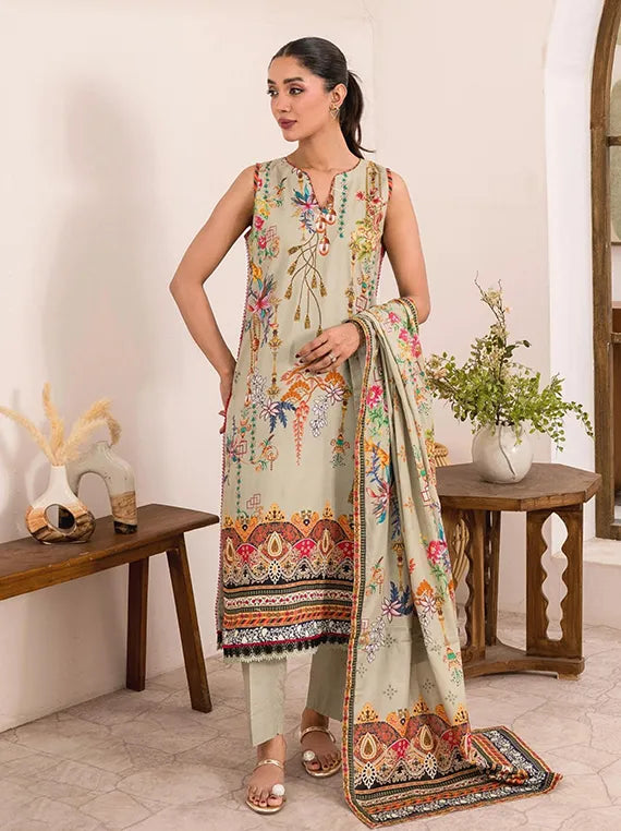 Firdous Luxury Summer Lawn Collection 2025 (D-150)