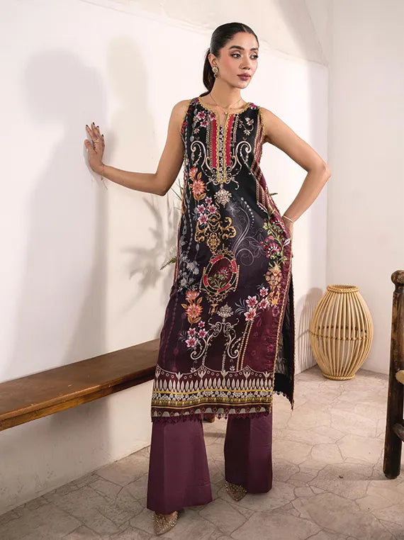 Firdous Luxury Summer Lawn Collection 2025 (D-153)