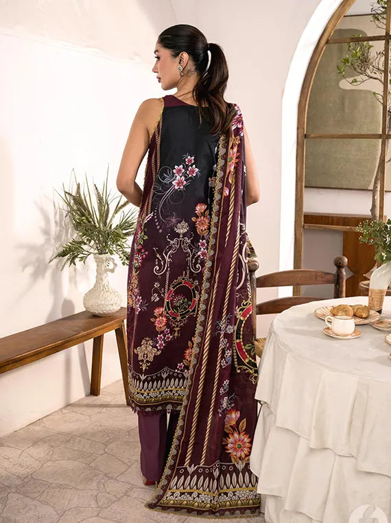 Firdous Luxury Summer Lawn Collection 2025 (D-153)