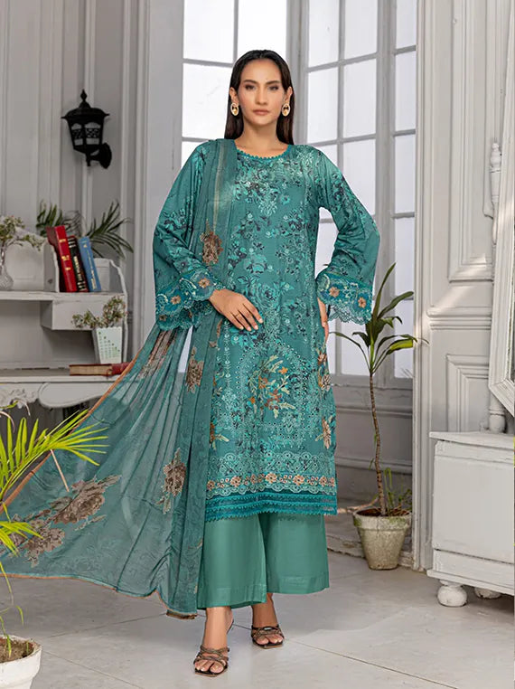 Grace Embroidered Viscose Collection 2025 By Fantak (D-05)